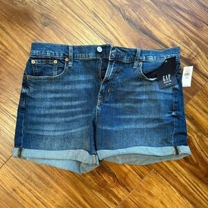 GAP Women's Dark Blue Jean Shorts NEW